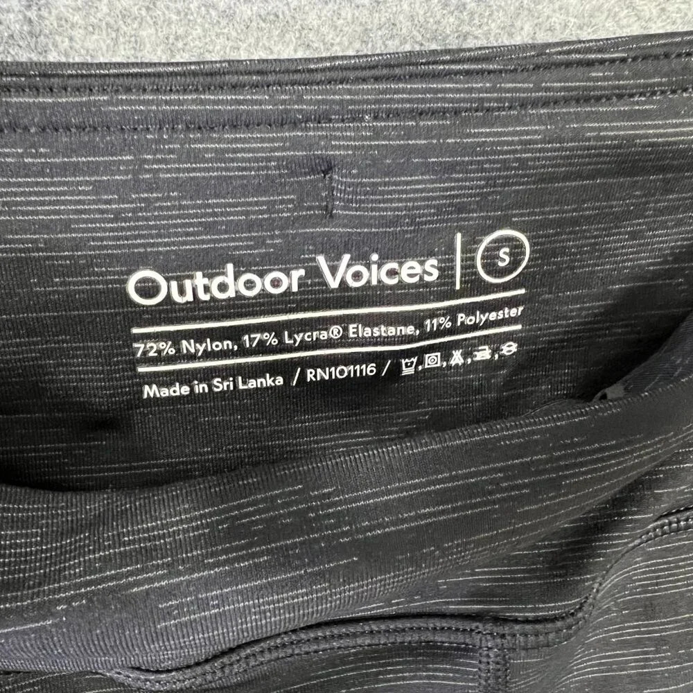 Outdoor Voices Leggings Freeform gray spacedye 7/8 length sexy yoga grocery mall - Picture 5 of 6